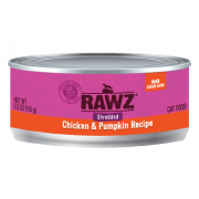 Rawz 雞肉&南瓜 (肉絲) 貓罐頭 85g x 18罐